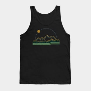 Nature Line Art Tank Top